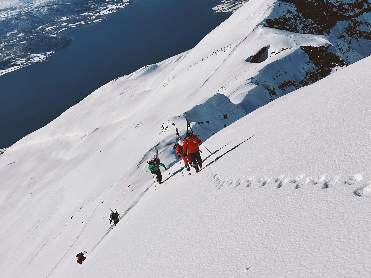 splitboarding Troms and Lyngen alps